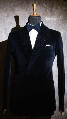 Blue Slim Fit Suit, Black Suit Men