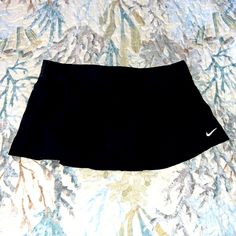 Beautiful In Black Nike Tennis/Golf Skirt With Panty Liner. One Zippered Pocket In Back. New Without Tags. Stretch Nike Tennis Skirt, Nike Stretch Tennis Skirt, Nike Stretch Lined Skirt Bottoms, Nike Fitted Skirt, Nike Skort, Nike Skirt, Nike Tennis Skirt, Club Skirts, Nike Skirts