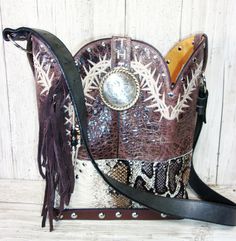 Handmade Leather Purse - Cowboy Boot Purse - Western Leather Purse TS291 cowboy boot purses, western fringe purse, handmade leather purses, boot purse, handmade western purse, custom leather handbags Chris Thompson Bags Best Cowboy Boots, Purse With Fringe, Boot Purse, Totes Boots, Cowboy Boot Purse, Fringe Cowboy Boots, Statement Purse, Hipster Purse, Handmade Leather Tote