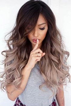 20 Trendy Hair Color Ideas for Long Hairs 2017 2018 30 Hair Color, Ombre Hair Blonde, Brunette Balayage, Hot Hair Colors, Long Face Hairstyles, Trendy Hair Color, Hair And Beauty, Ombre Hair Color