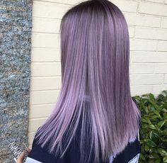 Smoky Lavender Hair, Bright Hair Colour, Colored Fire, Lady Locks, Unicorn Purple, Long Silver Hair, Fantasy Unicorn