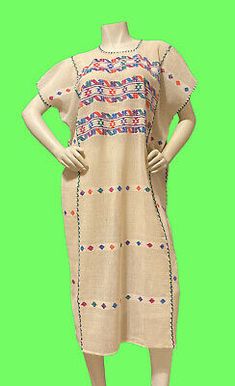 Handmade Women's Woven Mexican Huipil Dress - Semi Sheer Multicolor Designs OSFM | eBay Huipil Dress, Mexican Huipil, Mexico Style, Mexican Outfit, Clothing And Textile, Woman Weaving, Tag Sale, Traditional Outfits, Hand Washing