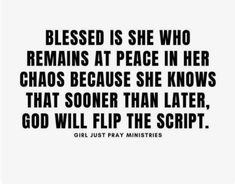 a black and white quote with the words,'i will flip the script '