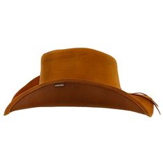 Genuine Leather; Shapeable Brim; 3 1/2" Shapeable Brim; Pinchfront Crown; Leather Band with Conchos Vintage Fall Felt Hat, Vintage Hat Bands For Outdoor Fall, Vintage Hat Bands For Fall Outdoor, Vintage Hat Bands For Outdoor Fall Activities, Vintage Hat Bands For Outdoor Fall Events, Retro Hats For Fall, Formal Brown Hat Bands For Fall, Formal Brown Hat Band For Fall, Brown Leather Fedora For Fall