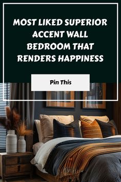 [Sponsored] 58 Hot Black Accent Wall Bedroom Ideas You Never Thought Of This Spring #blackaccentwallbedroom