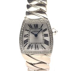 Cartier La Dona 18K White Gold Diamond-Set Ref. 2905 Luxury Watch Collection, Cartier Collection, White Gold Bracelet, Diamond Set, Gold Case, Watch Collection, Luxury Watch, White Pearl, Store Design