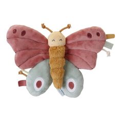 a stuffed animal that looks like a butterfly