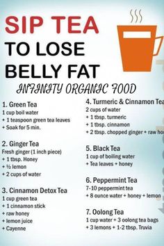 Tea To Lose Belly, Sip Tea, Fat Burning Tea, Belly Fat Overnight, Belly Fat Drinks, Healthy Teas, Healthy Drinks Recipes, Fat Burner Drinks, Eat Smarter