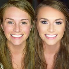 Before and After — Pittsburgh Makeup Artist and Hair Stylist Engagement Photo Makeup, Perfect Wedding Makeup, Beautiful Wedding Makeup