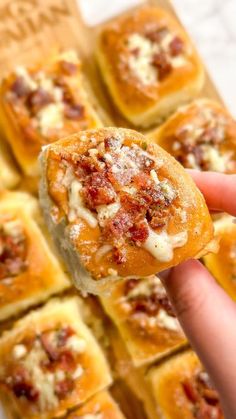 chicken bacon ranch bites made with king hawaiian sweet rolls