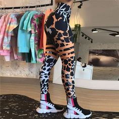 Fusion Leopard - Daniki Limited Fishnet Leggings, Printed Yoga Pants, Printed Yoga Leggings, Leopard Print Leggings, Hip Style, Legging Sport, Casual Sportswear, Running Leggings, Plus Size Leggings