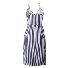 FAST SHIPPING Women White Balck Stripe Printing Sleeveless Off Shoulder Dress JKP3761 Striped Sleeveless Midi Dress For Party, Sleeveless Striped Midi Dress For Party, Striped Lined Party Dress, Party Striped Lined Dresses, Striped Spaghetti Strap Party Dress, Striped Sleeveless Party Dress, Striped Summer Dresses For Party, Sleeveless Striped Party Dress, Striped Summer Party Dress