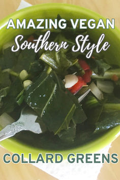 amazing vegan southern style collard greens Vegetarian Collard Greens, Vegan Collard Greens, Southern Style Collard Greens, Southern Collard Greens, Collard Greens Recipe, Stove Top Recipes, Vegan Side Dishes