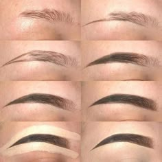 From thinning to barely there eyebrows, this tutorial will help you look fantastic again, specially if you use a waterproof eyebrow filler Brow Shaping Tutorial, Teknik Makeup, Types Of Eyebrows, Bentuk Alis, Eyebrow Makeup Tutorial, Video Makeup