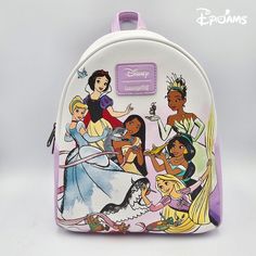 Loungefly Disney Princess Lavender Mini Backpack Brand New With Tags Approx. 8 1/2" X 5" X 11" Marvel Backpack, Loungefly Bag, Star Wars Women, Loungefly Disney, Disney Stars, Backpack Brands, Disney Lilo, Leather Mary Janes, Disney Star Wars