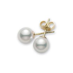 Mikimoto Akoya Cultured Pearl Stud Earrings Mikimoto Jewelry, Pearl Collection, Akoya Pearls, Pearl Stud Earrings, Pearl Studs, Staple Pieces, Everyday Essentials, Cultured Pearls, Product Features