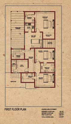 the first floor plan for an apartment