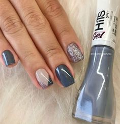 Acrylic Dip Nails, Elegant Touch Nails, Wow Nails, Minimalist Nail Art, Nail Art Designs Videos, Simple Nail Art Designs, Nail Art Videos