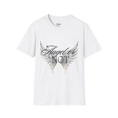 This angel t-shirt with metallic angel wings exudes a heavenly vibe, perfect for those who appreciate spiritual and mystical aesthetics. It can be worn casually or for special occasions, making it versatile for various settings. Ideal for individuals who are fans of angels, spirituality, and unique graphic tees. Perfect for gifting on birthdays, holidays like Christmas, Easter, and Halloween, or any special occasion. Product features - Made from 100% ring-spun cotton for a lightweight and comfortable feel - Features seamless design for reduced fabric waste - Includes twill tape shoulder seams for added stability - Ethically made with US-grown cotton and certified by Oeko-Tex for quality assurance - Versatile classic fit with crew neckline for a clean and stylish look Care instructions - Do Angel Shirt, Spiritual Clothing, Angel Wings, Guardian Angel, Shirt Price, Angel, Graphic Tees, Spirituality, Bathing Beauties