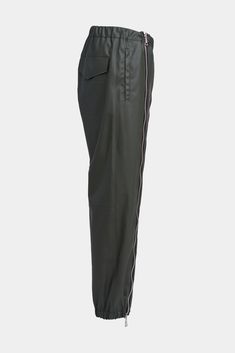 Bromma are coverall trousers for men in light and airy waterproof fabric with a silver metal zip down the front of each leg. The elastic drawstring waist and bottom hems complete the relaxed fit and provide ease of movement while the two-way leg zips make the garment quick and easy to transition in and out of. Men Trousers, Back Patch, Waterproof Fabric, Dark Denim, Welt Pocket, Welt Pockets, Drawstring Waist, Fabric Care, Patch Pocket