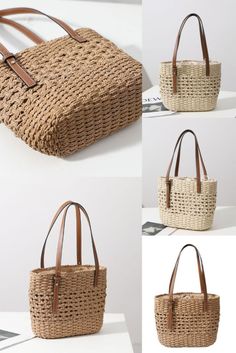 Chic Hollow Woven Straw Weaving Purse Rattan Weekender Bags Crochet Beach Boho Handbag Handle Holiday Swim Shopping Tote Bag only $22.99 in ByGoods.com 
#bag #handbag #woven #straw #weaving #Purse Boho Handbag, Straw Weaving, Bags Crochet, Weekender Bags, Boho Handbags, Beach Boho, Rattan Bag