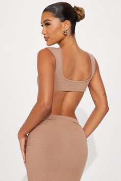 Available In White, Black, And Nude. Top Cropped Sleeveless Stretch Compression Ribbed 86% Rayon 14% Spandex Imported | Melissa Snatched Top in Nude size XS by Fashion Nova Top Cropped, Knit Tops, Fashion Nova, White Black, Size Large, Size Medium, Crop Tops, Spandex, White