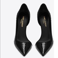 Saint Laurent Patent Leather Pumps Worn Once Saint Laurent Anja 105 D'orsay Pumps Size 38.5 Saint Laurent Shoes, Patent Leather Pumps, Leather Pumps, Shoes Women Heels, Patent Leather, Saint Laurent, Shoes Heels, Pumps, Women Shoes