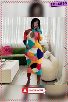 Long Colored Autumn Dress with Long Sleeves Pit Strips Spring Party Midi Dress With Patchwork, Summer Patchwork Bodycon Dress, Colorful Spring Party Midi Dress, Trendy Multicolor Dresses For Fall, Trendy Multicolor Fall Dresses, Casual Party Midi Dress With Patchwork, Casual Patchwork Midi Dress For Party, Multicolor Patchwork Dress For Day Out, Multicolor Knee-length Winter Dress