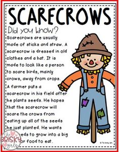 scarecrows poem for kids to read