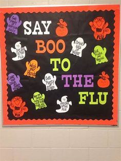 School Clinic, October Bulletin Boards