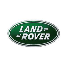 the land rover logo is green and white