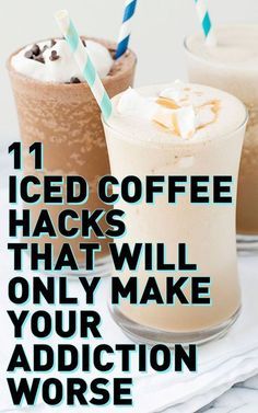 iced coffee hacks that will only make your addition worse than you might use them