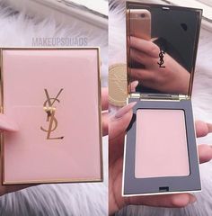 ysl rouge mono eyeshadow in blush Ysl Rose, Eyeshadow Organizer, Eyeshadow Pink, Rose Powder, Ysl Makeup, Compact Powder, Beauty Make-up