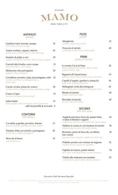 a menu for a restaurant with gold lettering on the front and back pages, including an image