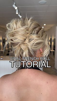 JOSIE MORGAN | UP STYLE EDUCATION | SALON | Here it is! The tutorial for this viral hairstyle 🙌🏻 Probably the easiest updo you’ll ever do. Ticks all the boxes. Hot ☑️ Quick ☑️ Easy… | Instagram Easy Full Updos, Messy Updo Layered Hair, Formal Updo Tutorial Step By Step, Up Dos For Long Hair Tutorials, Over 40 Updo Hairstyles, Long Wavy Updo Hairstyles, Textured French Roll Hair, Easy Volume Updo, Easy Updos Curly Hair