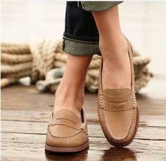 Product Description * Condition: 100% Brand New * Color:Brown、Black、Khaki * Package:1pic Shoes (without any accessories ）     US 4   = UK 2  = EUR 34=22cm US4.5= UK2.5 = EUR 35=22.5cm US 5  = UK 3   = EUR 36=23cm US 6  = UK 4   = EUR 37=23.5cm US 7  = UK 5   = EUR 38=24cm US 8  = UK 6   = EUR 39=24.5cm US 9  = UK 7   = EUR 40=25cm US9.5= UK7.5 = EUR 41=25.5cm US 10 = UK 8  = EUR 42=26cm US10.5 = UK8.5 = EUR 43=26.5cm US 11  = UK 9  = EUR 44=27cm US11.5 = UK9.5 =EUR 45=27.5cm US 12  = UK 10 = EUR 46=28cm US12.5 = UK10.5 = EUR 47=28.5cm US 13  = UK 11 = EUR 48=29cm      Please note: 1.Please allow a little error due to manual measurement. 2.The color maybe a little difference because of the light,screen reflection etc. 3.If you are not sure what size to choose, you can tell us your height an Vintage Slip, Vintage Slips, Slip On Loafers, Mode Design, Casual Date, Retro Women, Penny Loafer, Comfortable Flats, Vintage Casual