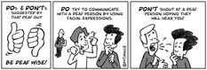 a comic strip with two men talking to each other