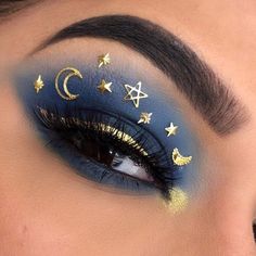 Make Up Gold, Cute Eye Makeup, Eye Makeup Pictures, Eye Makeup Designs