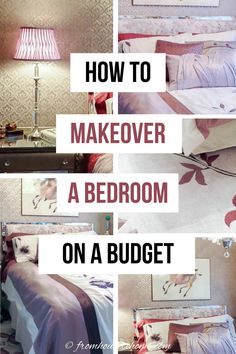 how to makeover a bedroom on a budget How To Decorate A Bedroom On A Budget, Small Bedroom Makeover On A Budget, Home Bedroom Refresh, Easy Bedroom Makeover, Cheap Bedroom Makeover, Bedroom Makeover On A Budget, Budget Bedroom Makeover, Budget Interior, Bedroom Decorating Tips