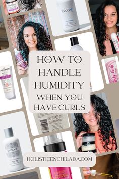 Learn why glycerin is a problem when there is humidity and how to use my favorite glycerin free hair products to help humidity-proof your curly hair. Style Curly Hair, Hair Elixir