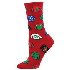 We've all heard of Ugly Sweater Day, but here's an idea: Ugly Sweater Sock Day. Yeah, we thought you'd like that. It'll be the start of an exclusive club.If you like clubs, check out our Sock of the Month Club. Two pairs each month and free shipping for $14. Mens Christmas Socks, Office Holiday Party Outfit, Ugly Sweater Day, Exclusive Club, Sock Lovers, Girl Bedrooms, Sweater Socks, Holiday Socks, Mens Crew Socks