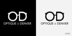 the logo for optic and denver's optical shop, optique d'denver