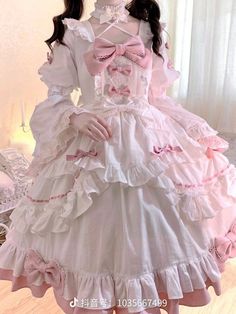 Lolita Outfits, Frilly Dresses, Old Fashion Dresses, Kawaii Dress, Fairytale Dress, Pink Outfits