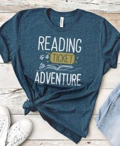 T Shirt Archives - appareloves.com Book Lover Gifts, Gifts Book, Kindergarten Teacher Shirts, Book Shirt, Kindergarten Shirts, Reading Day, Love Books, Book Tshirts, Book Reading