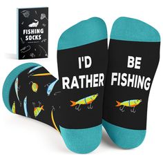 PRICES MAY VARY. FUNNY FISHING SOCKS FOR DAD - These premium socks are perfect for any dad who loves fishing. Ideal for dads who enjoy a good laugh, these socks add a humorous touch to his fishing gear. PERFECT FISHING GIFTS FOR ANY OCCASIONS - Perfect for any occasion, these socks are ideal gifts for dads who love fishing. They make great birthday, Christmas, and Father's Day gifts. Fun and functional, these novelty socks are sure to bring a smile to any fishing enthusiast. FUNNY FISHING GIFTS FOR MEN - These VICRAZY novelty socks are perfect for men who love fishing. They make ideal gifts for birthdays, Father's Day, and Christmas. Whether it's for a dad, husband, brother, or friend, these fun and stylish socks are sure to be a hit. Perfect as same-day gifts, these men's novelty socks ad Fishing Gifts For Men, Fishing Gifts For Dad, Mens Novelty Socks, Men Fishing, Grandpa Funny, Stocking Stuffers For Men, Gifts For Dads, Stylish Socks, Whimsical Gifts