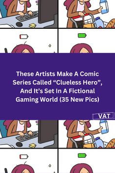 the comics are showing how to use their laptops for video games and other activities