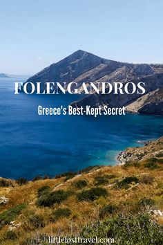 the cover of follengandros, greece's best kept secret