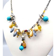 "Vintage Premier Designs Necklace, Multi Color Stone Facade Tassel Beaded Chain Measurement * 16-19\" Condition * Very nice condition. Gently used. Size: Womens 16-19\" Condition: Pre-Owned Good" Bohemian Multicolor Beaded Chain Necklace, Yellow Bohemian Necklaces With Adjustable Chain, Bohemian Dangle Beaded Chain Necklace, Bohemian Beaded Dangle Chain Necklace, Yellow Bohemian Necklace With Adjustable Chain, Bohemian Chain Necklace With Round Beads And Adjustable Chain, Bohemian Drop Necklace With Beaded Chain, Adjustable Beaded Bohemian Chain Necklace, Bohemian Chain Necklace With Colorful Beads For Jewelry Making