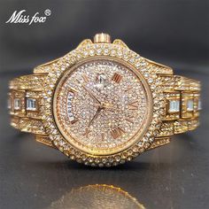 Color: V320R-RoseGold Miss Fox, Fox Man, Diamond Watches For Men, Men's Watches Luxury, Big Diamond, Color Bands, Dress Watch, Diamond Watch, Iraq