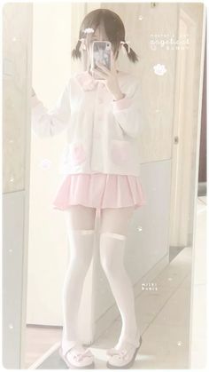 Petite Body Claim, Gacha Kawaii Outfits, Kawaii Outfit Ideas, Kawaii Outfits, Kawaii Core, Kawaii Fashion Outfits, Little Outfits, J Fashion, Pink Outfits